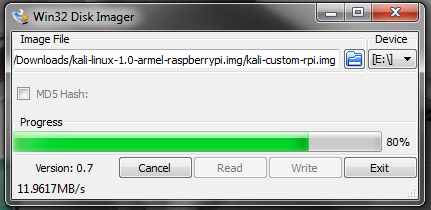 Kali Disk Imager Installing